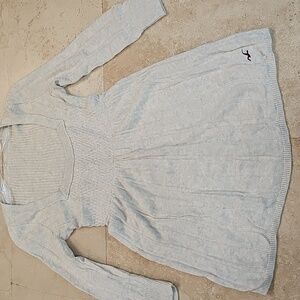 Y2K Vintage Hollister Light Beige Babydoll Sweater Top